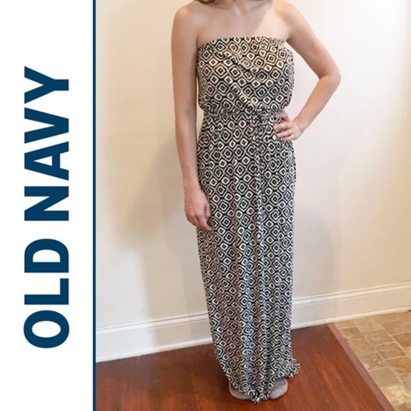 Old Navy Dresses & Skirts - NWT Old Navy Strapless Print Maxi Dress